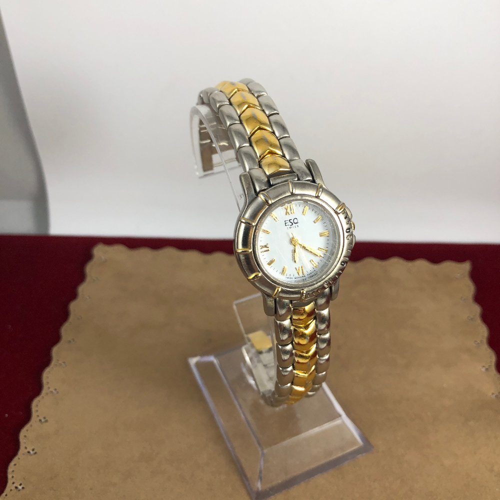 ESQ Movado Vintage 2 Tone Swiss Quartz Watch